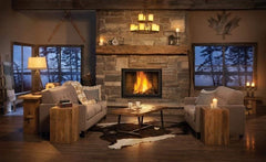 Napoleon NZ8000 High Country 8000 Zero Clearance Wood Burning Fireplace, 60-Inch