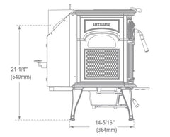 Vermont Castings Intrepid Flexburn Wood Burning Stove w/ 30% Tax Credit Eligibility