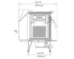 Vermont Castings Intrepid Flexburn Wood Burning Stove w/ 30% Tax Credit Eligibility