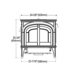 Vermont Castings Dauntless Flexburn Wood Burning Stove w/ 30% Tax Credit Eligibility