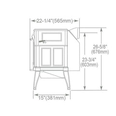Vermont Castings Encore Wood Burning Stove w/ 30% Tax Credit Eligibility