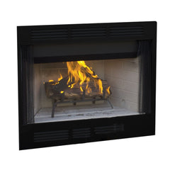 Superior WCT2000 Traditional Louvered Wood Burning Fireplace with White Stacked Panel