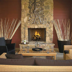 Superior 36-Inch WRE6036 30-Inch Tall Opening Outdoor Masonry Wood Burning Fireplace